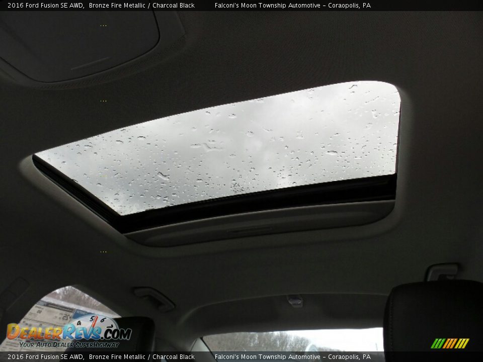 2016 Ford Fusion SE AWD Bronze Fire Metallic / Charcoal Black Photo #13