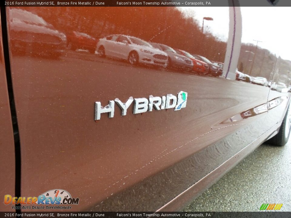 2016 Ford Fusion Hybrid SE Bronze Fire Metallic / Dune Photo #2
