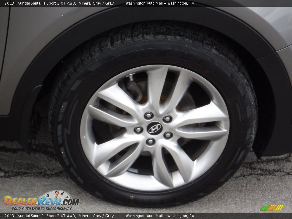 2013 Hyundai Santa Fe Sport 2.0T AWD Mineral Gray / Gray Photo #3