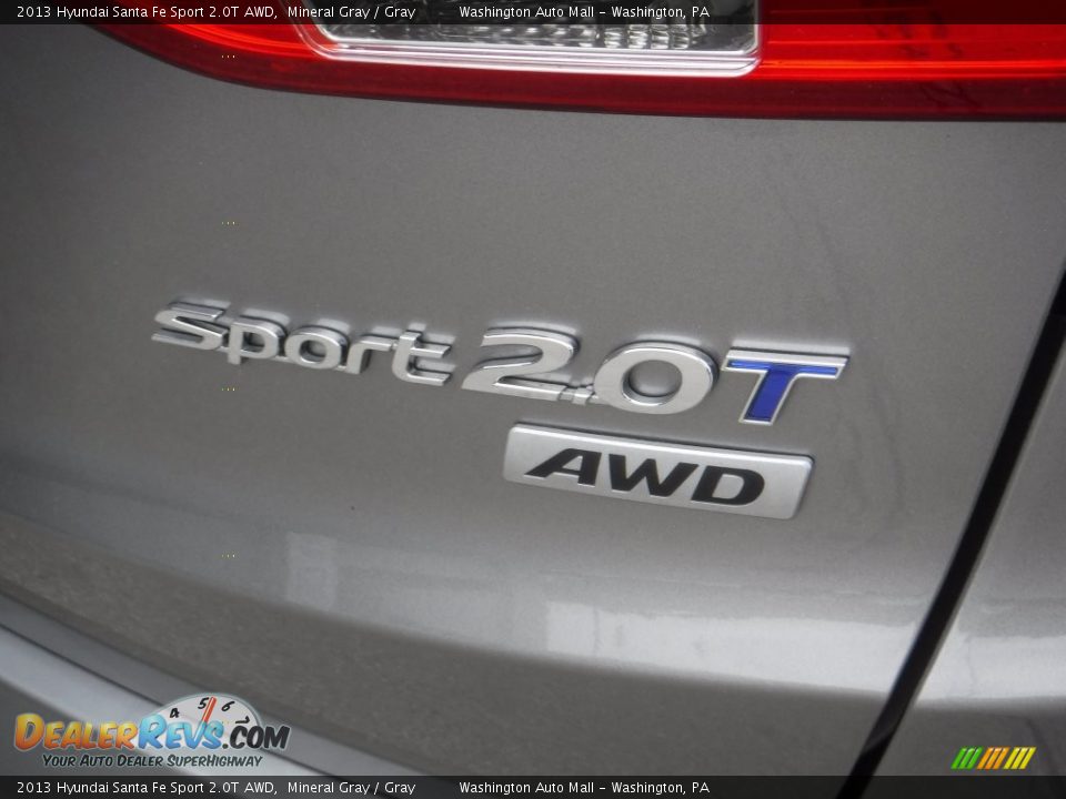 2013 Hyundai Santa Fe Sport 2.0T AWD Mineral Gray / Gray Photo #10