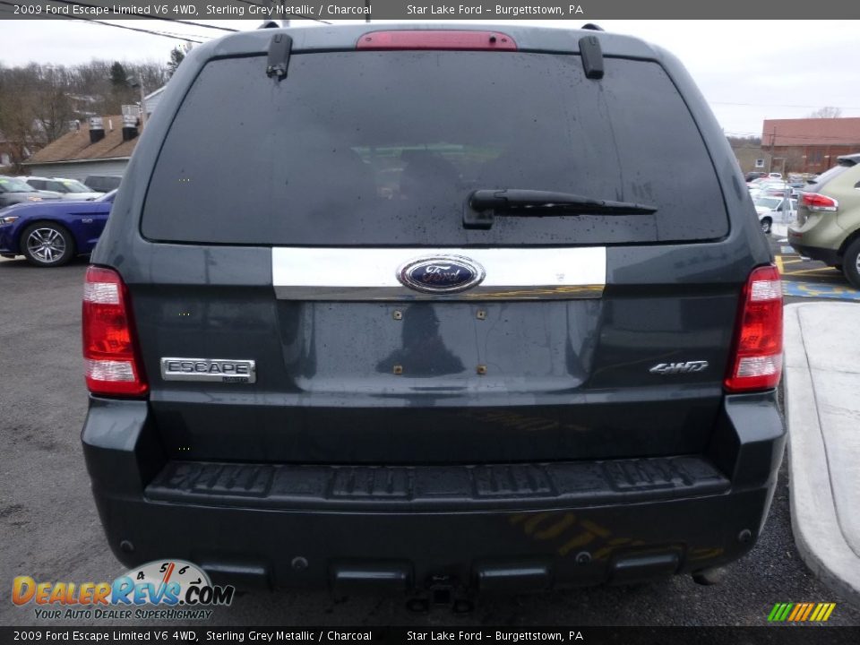 2009 Ford Escape Limited V6 4WD Sterling Grey Metallic / Charcoal Photo #6