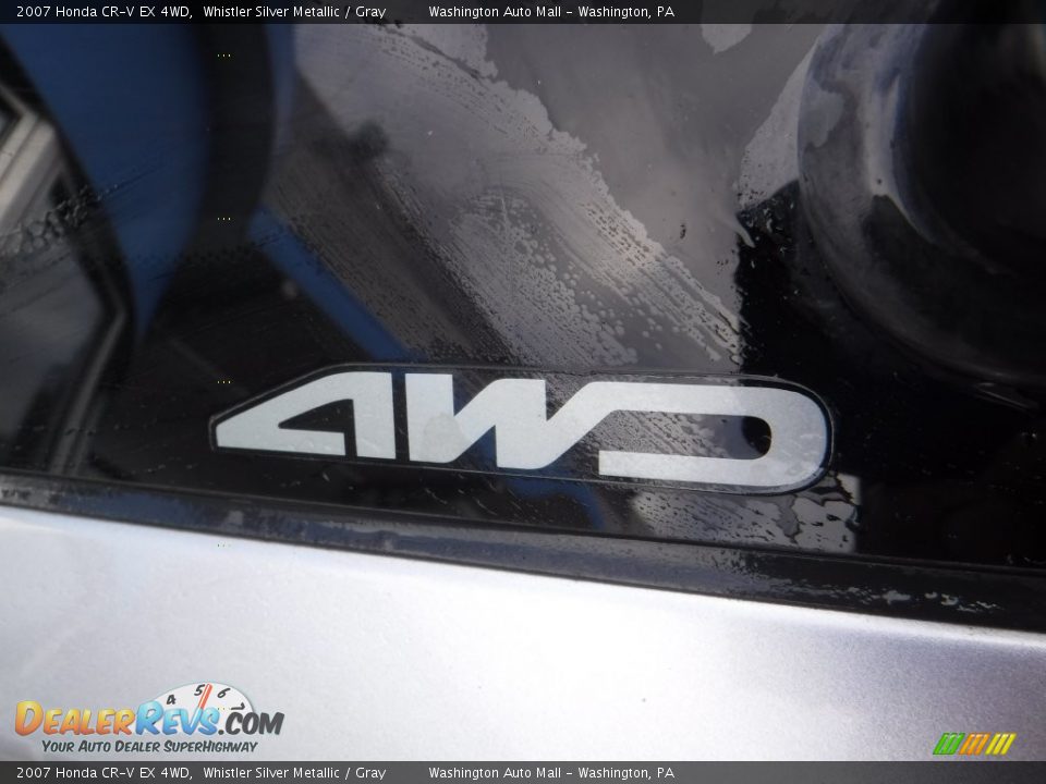 2007 Honda CR-V EX 4WD Whistler Silver Metallic / Gray Photo #8