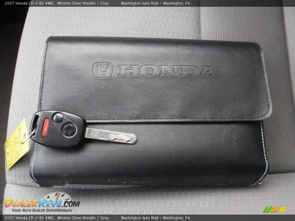2007 Honda CR-V EX 4WD Whistler Silver Metallic / Gray Photo #18