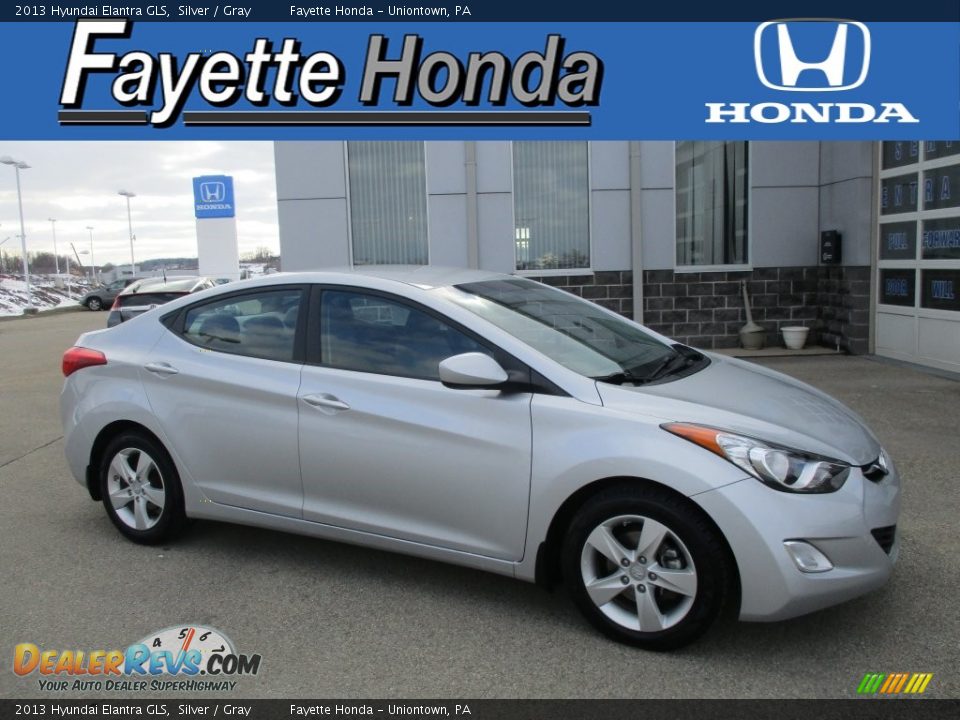 2013 Hyundai Elantra GLS Silver / Gray Photo #1