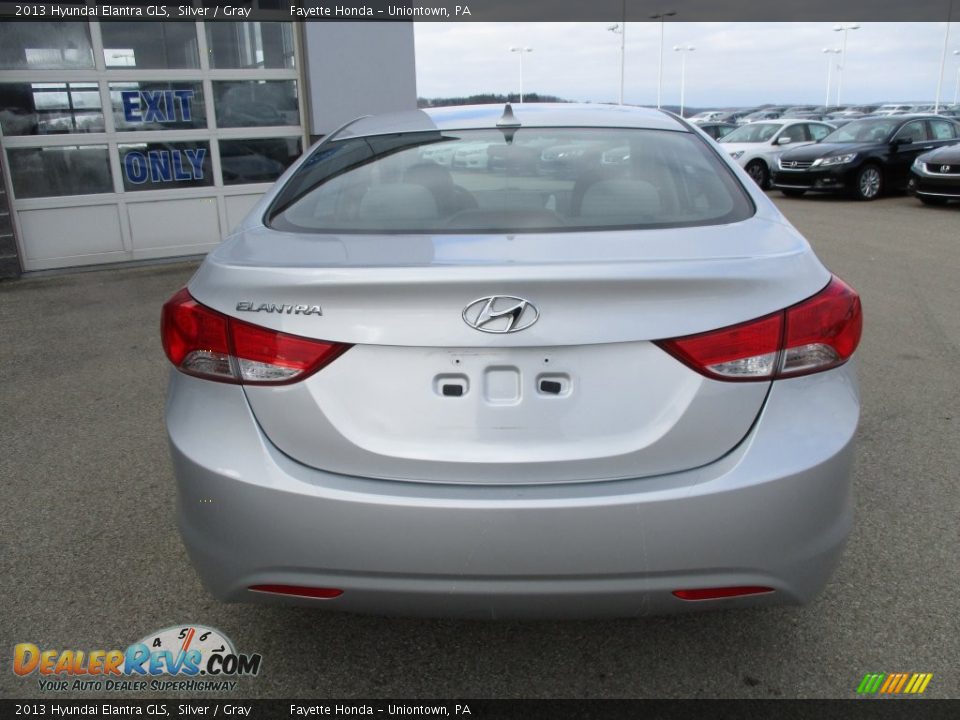 2013 Hyundai Elantra GLS Silver / Gray Photo #3