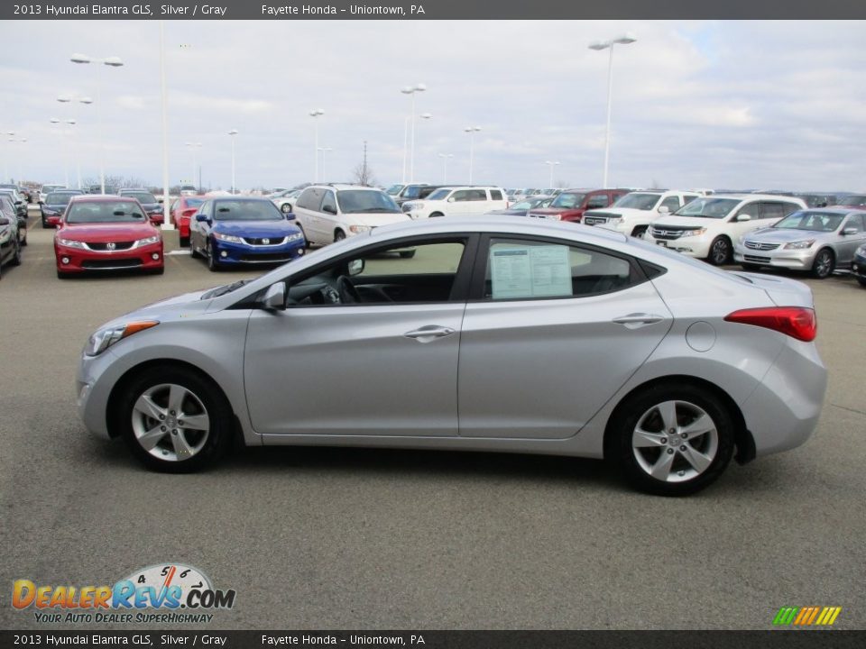 2013 Hyundai Elantra GLS Silver / Gray Photo #4