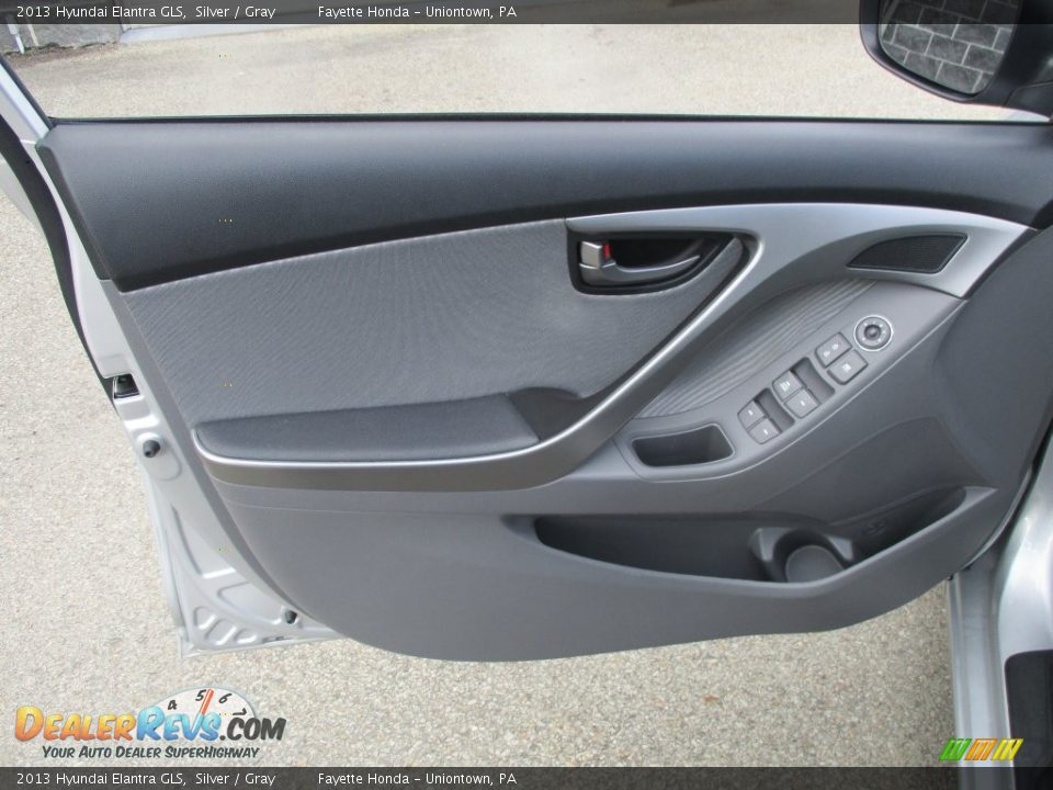 2013 Hyundai Elantra GLS Silver / Gray Photo #6