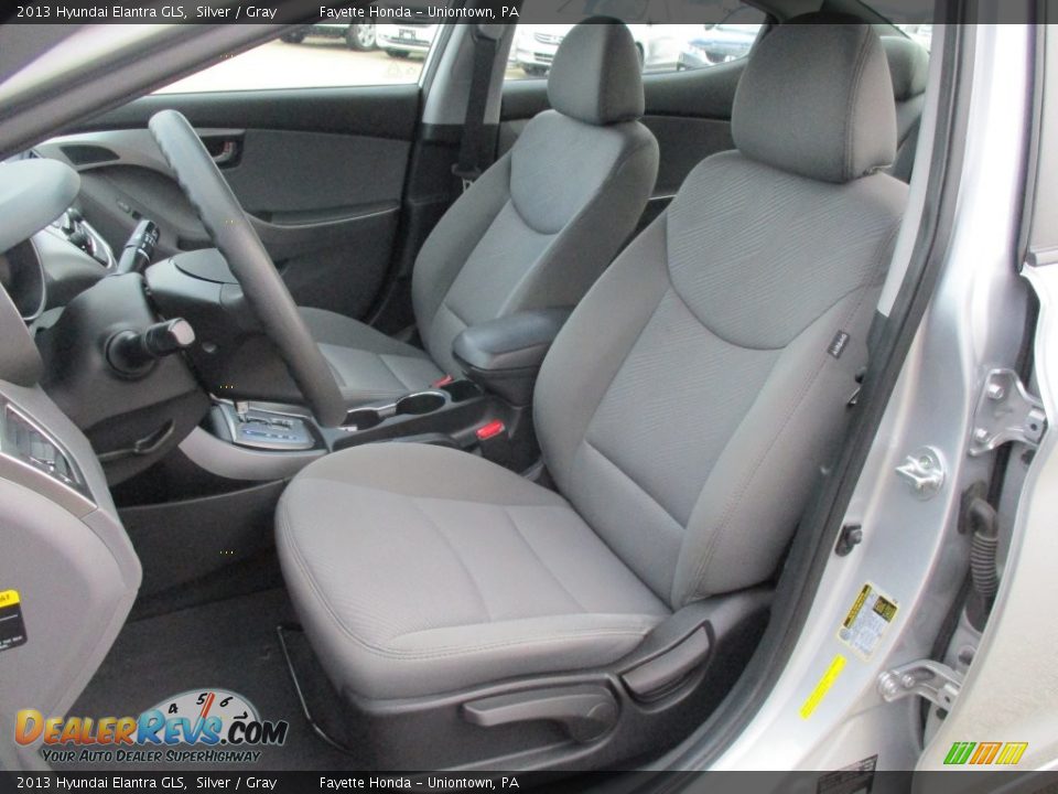 2013 Hyundai Elantra GLS Silver / Gray Photo #7