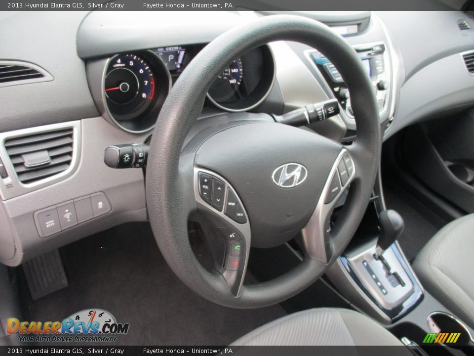 2013 Hyundai Elantra GLS Silver / Gray Photo #10