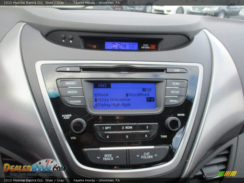 2013 Hyundai Elantra GLS Silver / Gray Photo #12