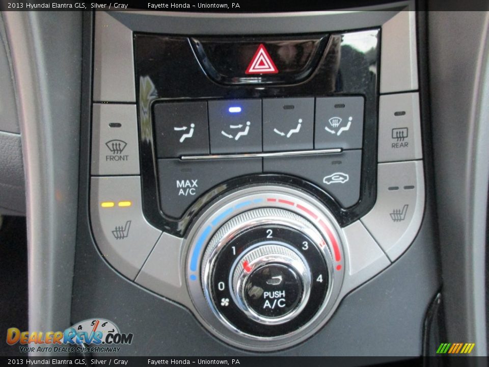 2013 Hyundai Elantra GLS Silver / Gray Photo #13
