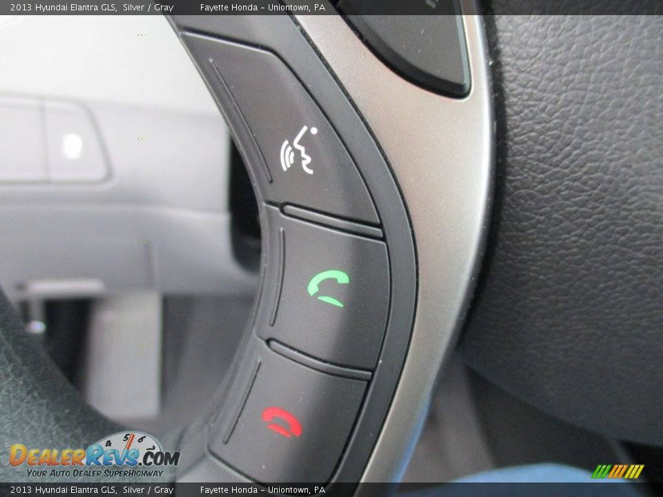 2013 Hyundai Elantra GLS Silver / Gray Photo #15