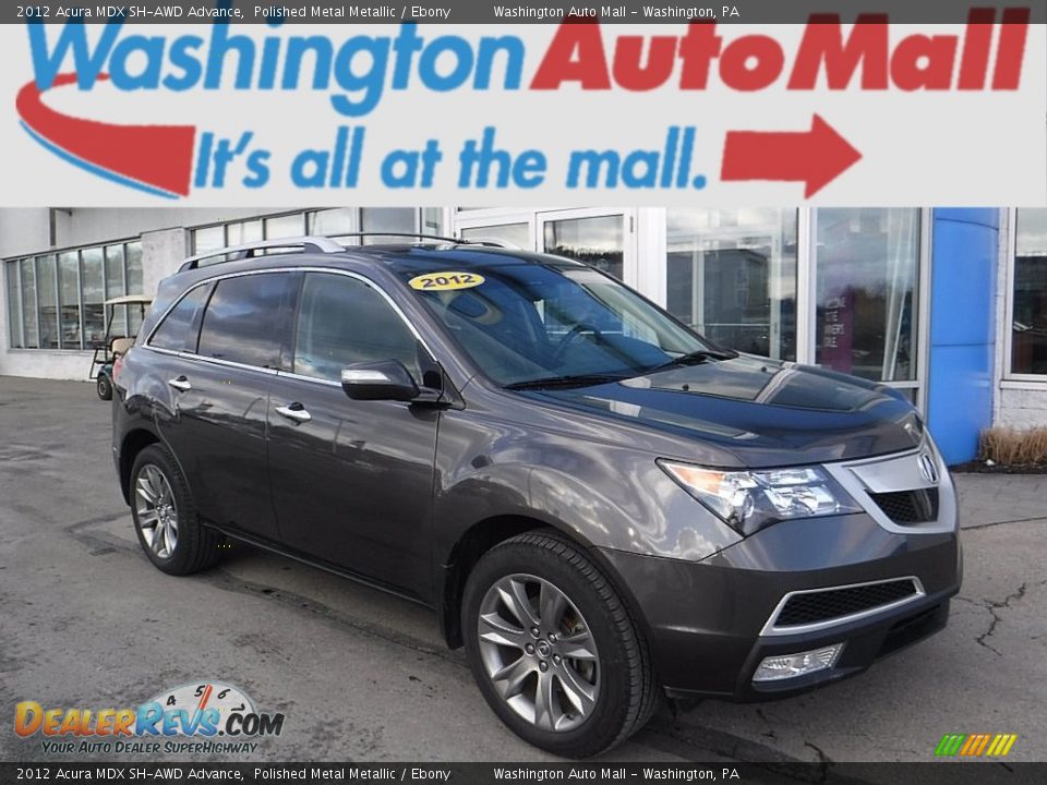 2012 Acura MDX SH-AWD Advance Polished Metal Metallic / Ebony Photo #1