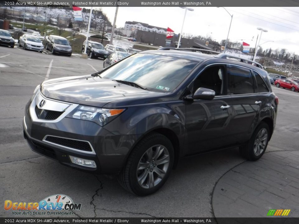 2012 Acura MDX SH-AWD Advance Polished Metal Metallic / Ebony Photo #6