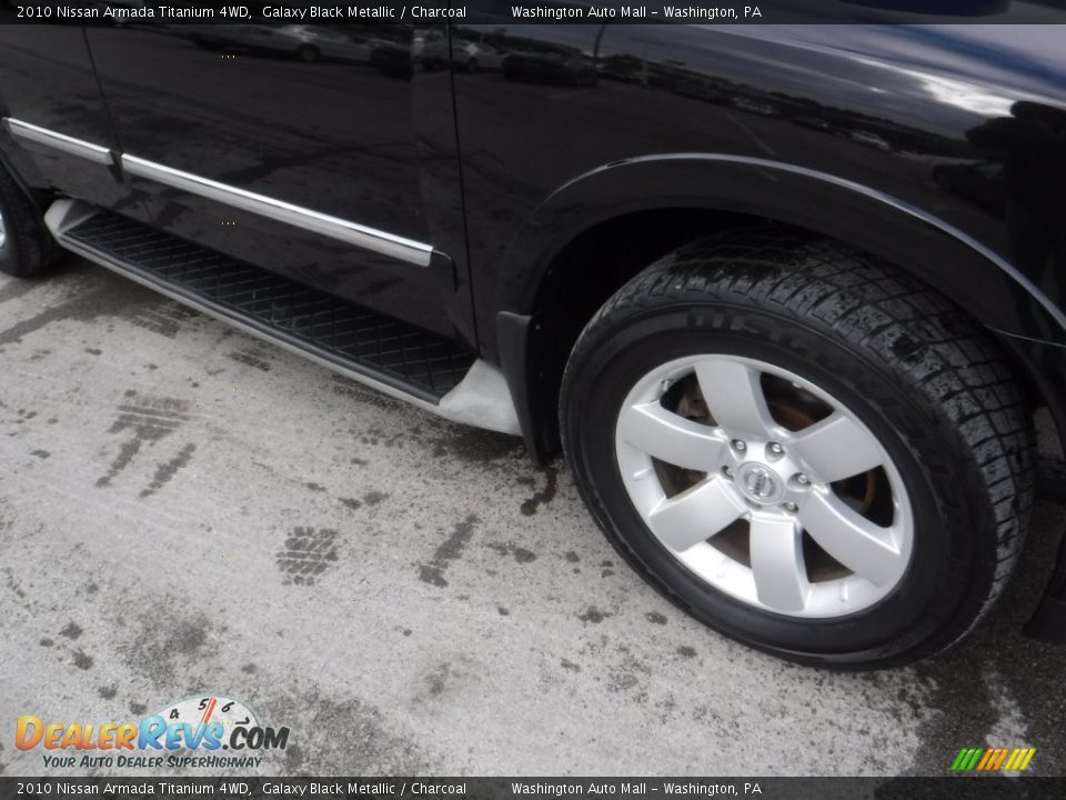 2010 Nissan Armada Titanium 4WD Galaxy Black Metallic / Charcoal Photo #3