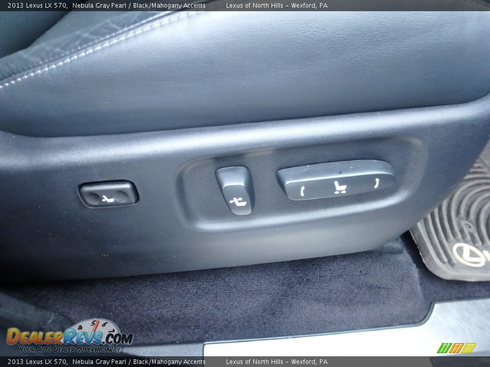 2013 Lexus LX 570 Nebula Gray Pearl / Black/Mahogany Accents Photo #9