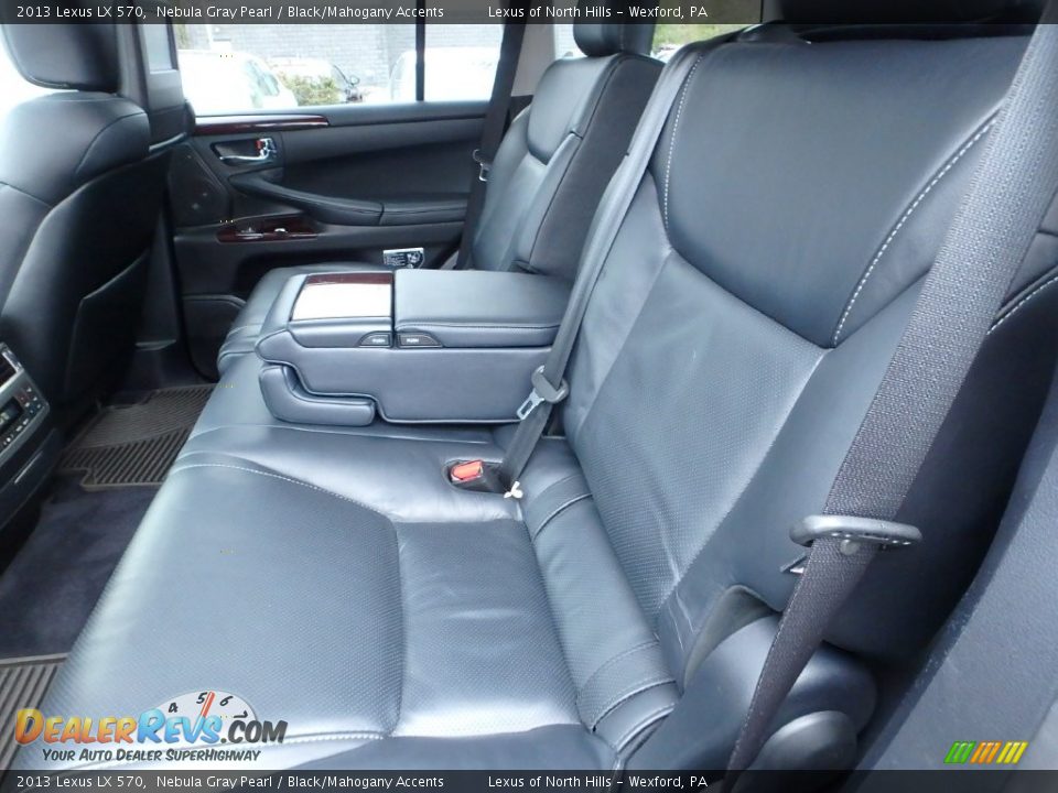 2013 Lexus LX 570 Nebula Gray Pearl / Black/Mahogany Accents Photo #13