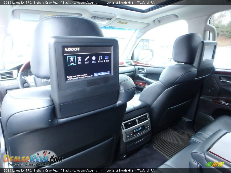 2013 Lexus LX 570 Nebula Gray Pearl / Black/Mahogany Accents Photo #16