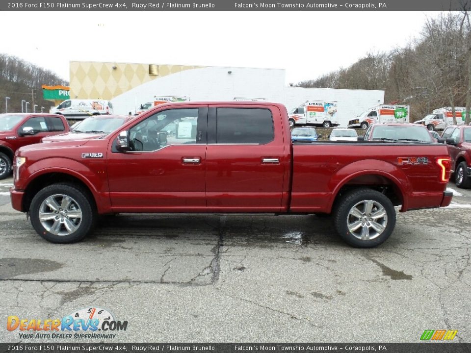 Ruby Red 2016 Ford F150 Platinum SuperCrew 4x4 Photo #1