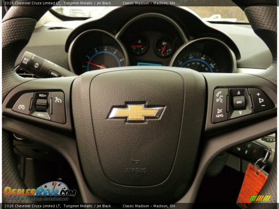 2016 Chevrolet Cruze Limited LT Tungsten Metallic / Jet Black Photo #6
