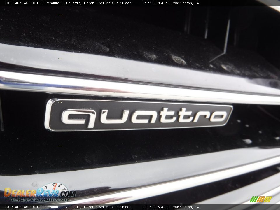2016 Audi A6 3.0 TFSI Premium Plus quattro Florett Silver Metallic / Black Photo #8