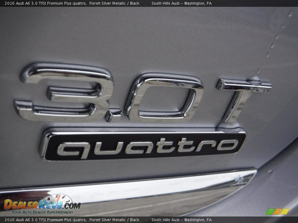 2016 Audi A6 3.0 TFSI Premium Plus quattro Florett Silver Metallic / Black Photo #16