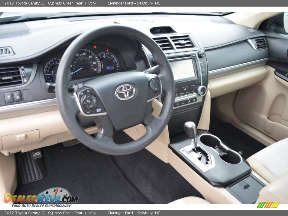 2012 Toyota Camry LE Cypress Green Pearl / Ivory Photo #11