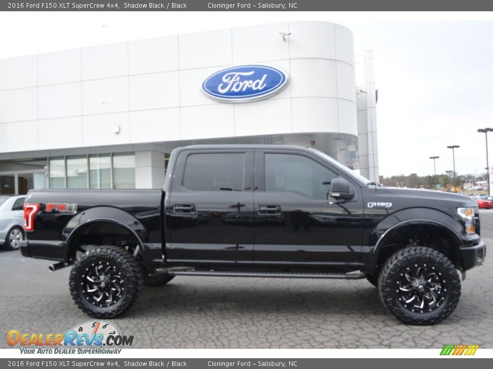 2016 Ford F150 XLT SuperCrew 4x4 Shadow Black / Black Photo #2