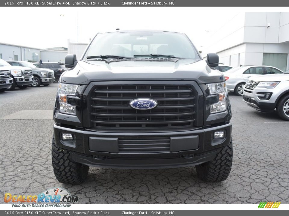2016 Ford F150 XLT SuperCrew 4x4 Shadow Black / Black Photo #4