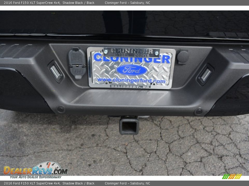 2016 Ford F150 XLT SuperCrew 4x4 Shadow Black / Black Photo #5