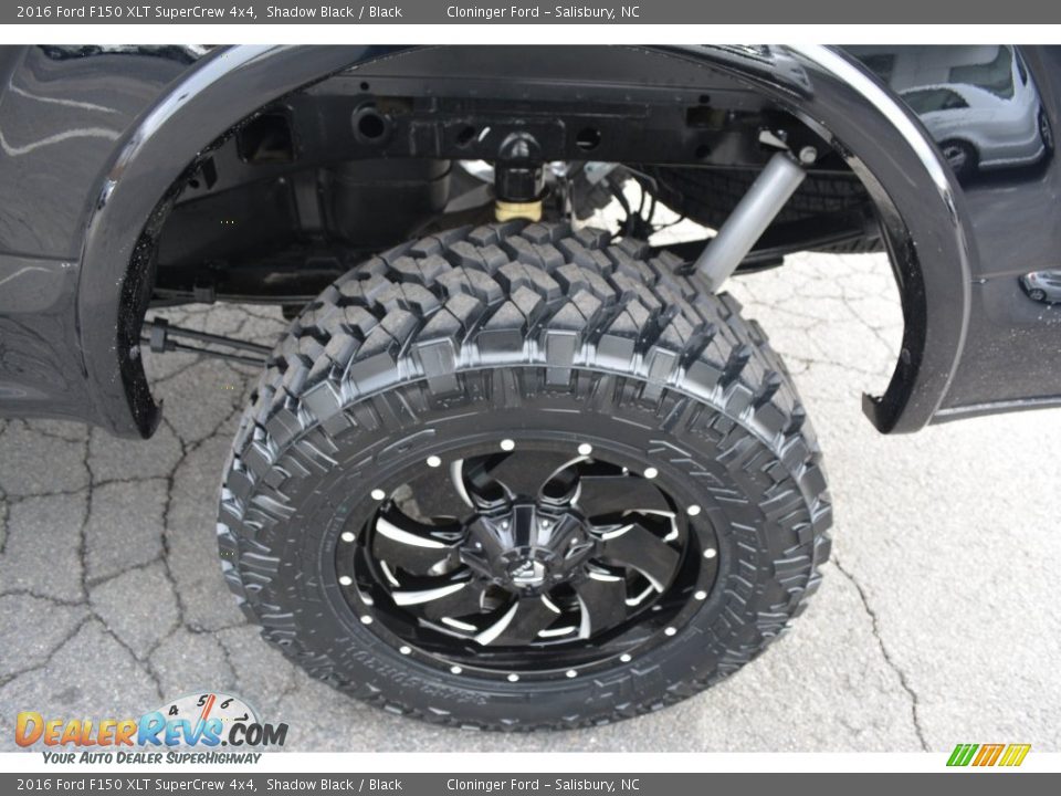 2016 Ford F150 XLT SuperCrew 4x4 Shadow Black / Black Photo #6