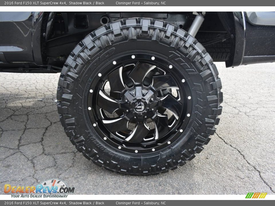 2016 Ford F150 XLT SuperCrew 4x4 Shadow Black / Black Photo #7