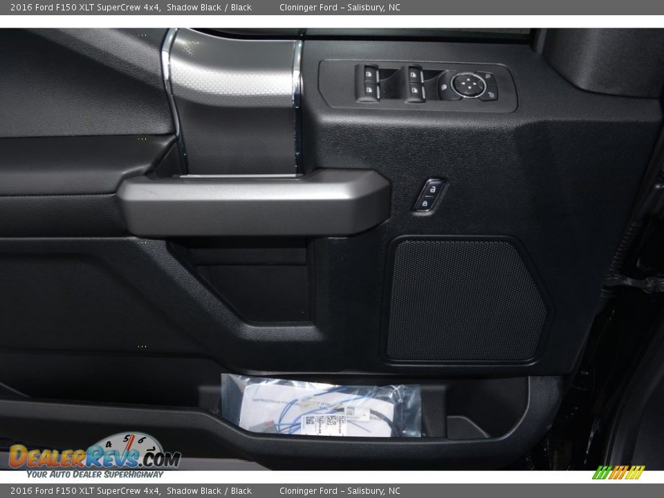 2016 Ford F150 XLT SuperCrew 4x4 Shadow Black / Black Photo #9