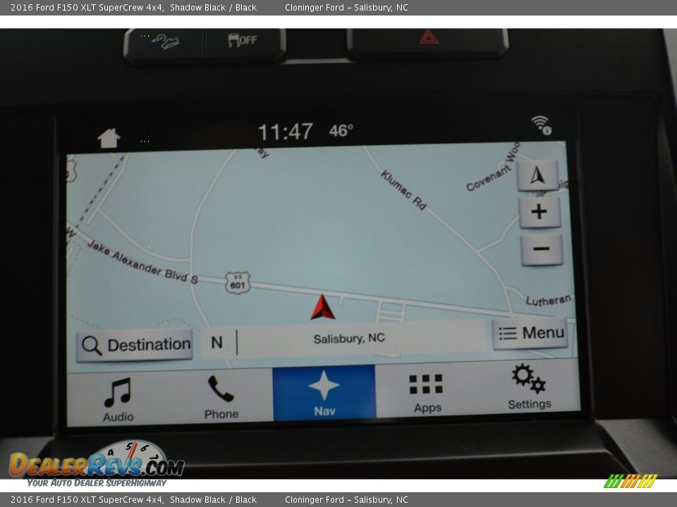 2016 Ford F150 XLT SuperCrew 4x4 Shadow Black / Black Photo #17