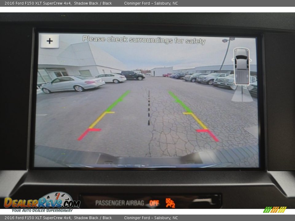 2016 Ford F150 XLT SuperCrew 4x4 Shadow Black / Black Photo #18