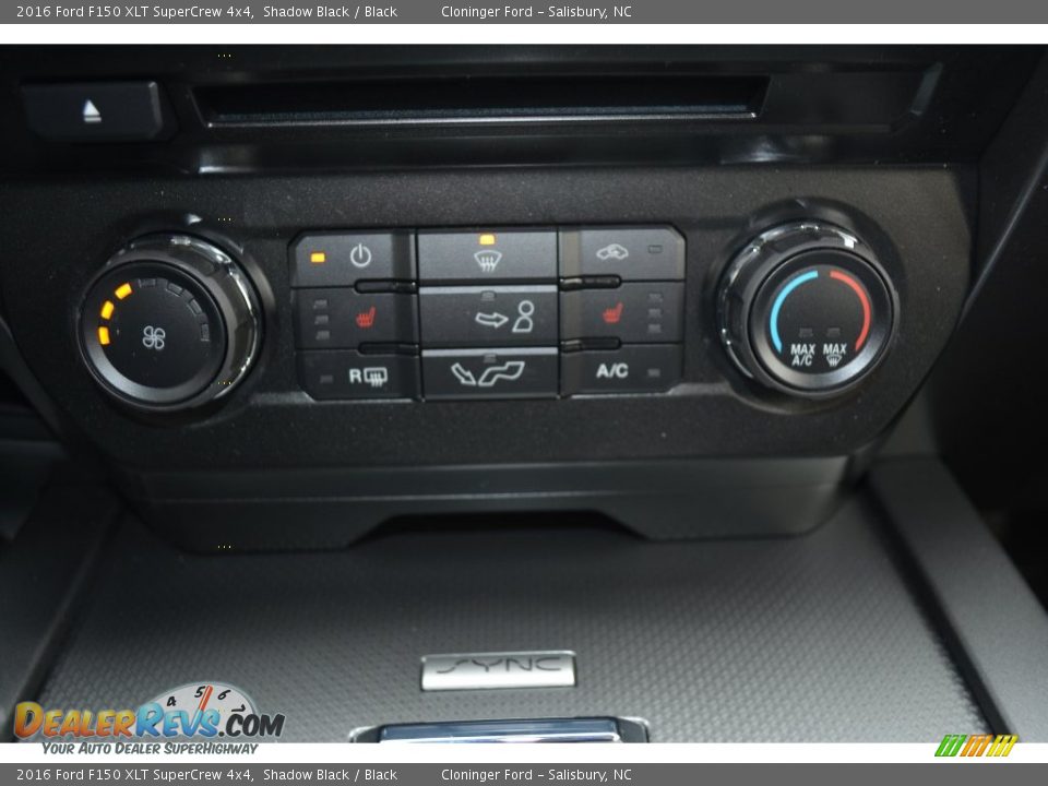 2016 Ford F150 XLT SuperCrew 4x4 Shadow Black / Black Photo #19