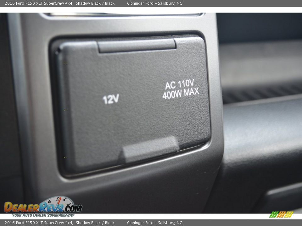 2016 Ford F150 XLT SuperCrew 4x4 Shadow Black / Black Photo #24