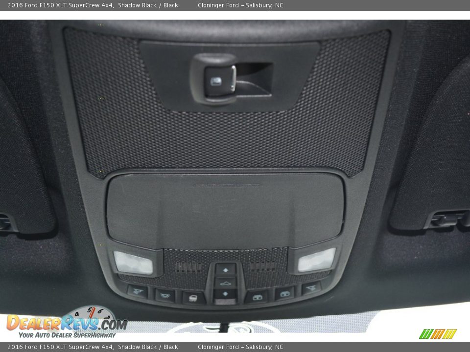 2016 Ford F150 XLT SuperCrew 4x4 Shadow Black / Black Photo #25