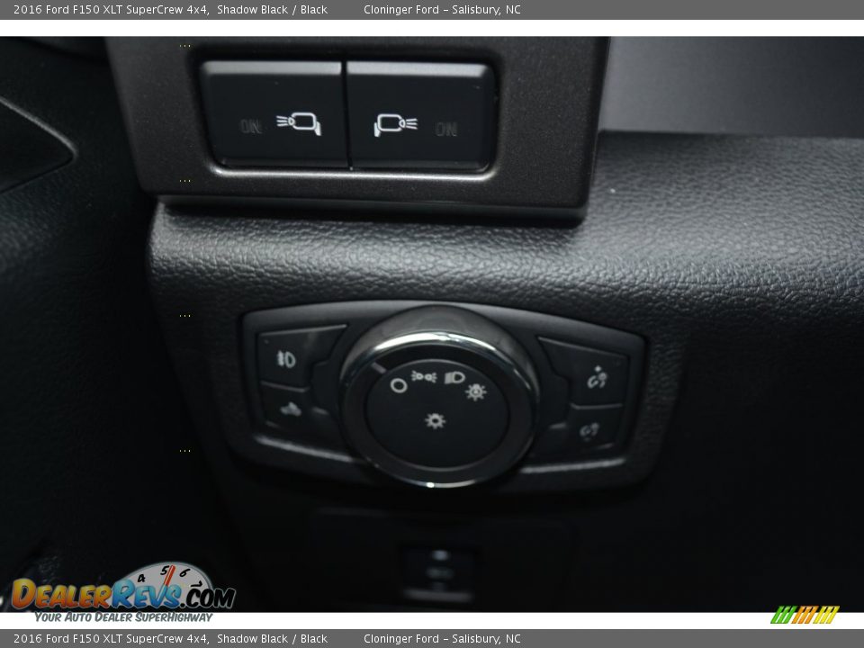 2016 Ford F150 XLT SuperCrew 4x4 Shadow Black / Black Photo #28