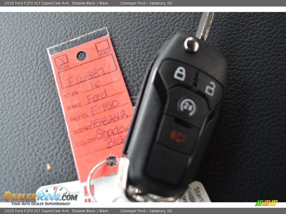 2016 Ford F150 XLT SuperCrew 4x4 Shadow Black / Black Photo #29