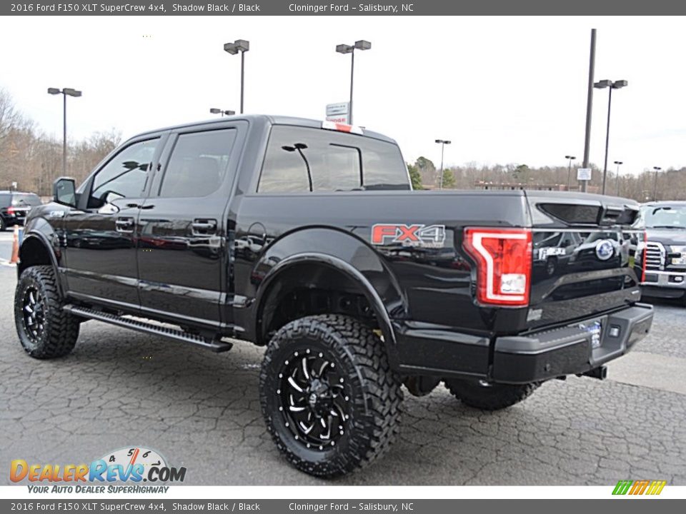 2016 Ford F150 XLT SuperCrew 4x4 Shadow Black / Black Photo #30