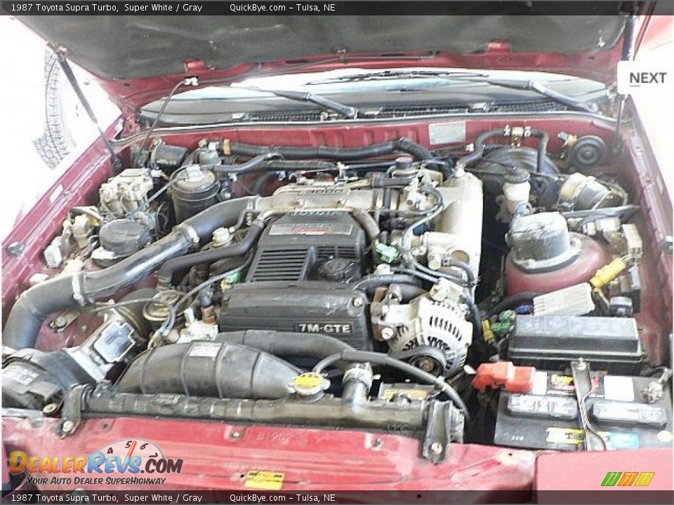 1987 Toyota Supra Turbo Turbocharged 3.0L Inline 6 Cylinder 7M Engine Photo #7