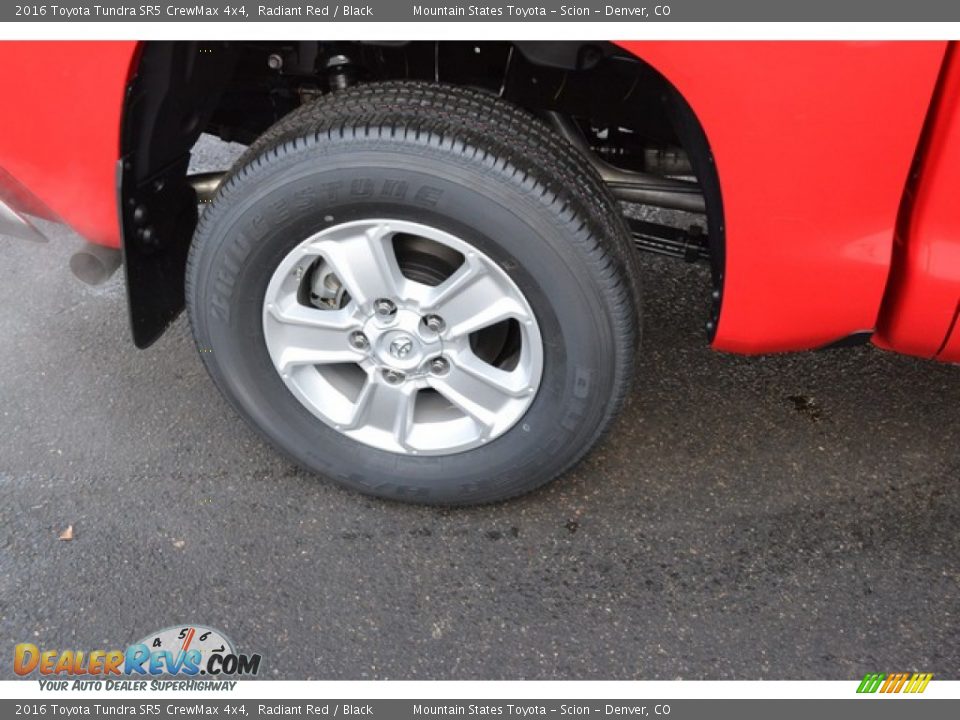2016 Toyota Tundra SR5 CrewMax 4x4 Radiant Red / Black Photo #9