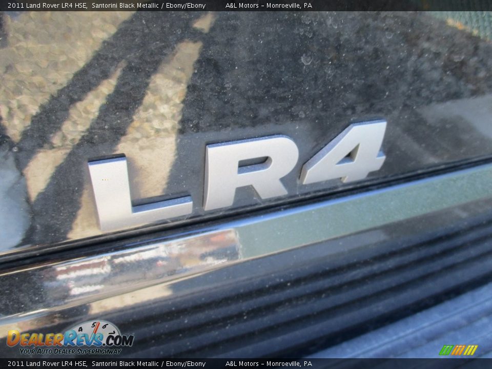 2011 Land Rover LR4 HSE Santorini Black Metallic / Ebony/Ebony Photo #9