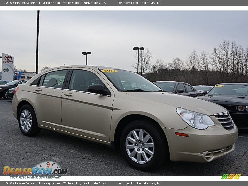 2010 Chrysler Sebring Touring Sedan White Gold / Dark Slate Gray Photo #1