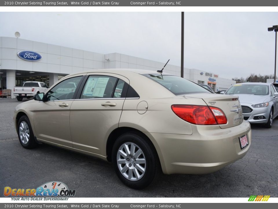 2010 Chrysler Sebring Touring Sedan White Gold / Dark Slate Gray Photo #5