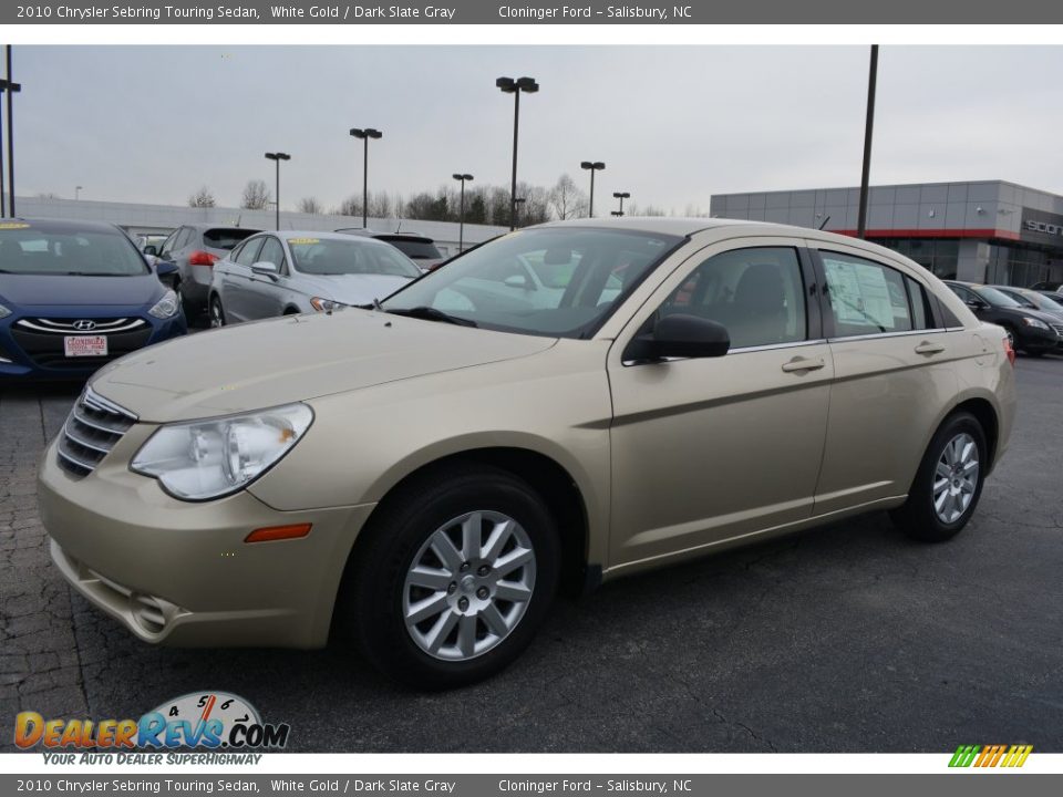 2010 Chrysler Sebring Touring Sedan White Gold / Dark Slate Gray Photo #7