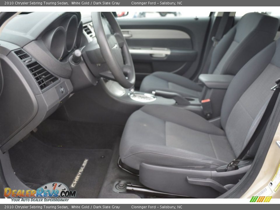 2010 Chrysler Sebring Touring Sedan White Gold / Dark Slate Gray Photo #9