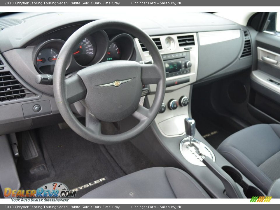 2010 Chrysler Sebring Touring Sedan White Gold / Dark Slate Gray Photo #10