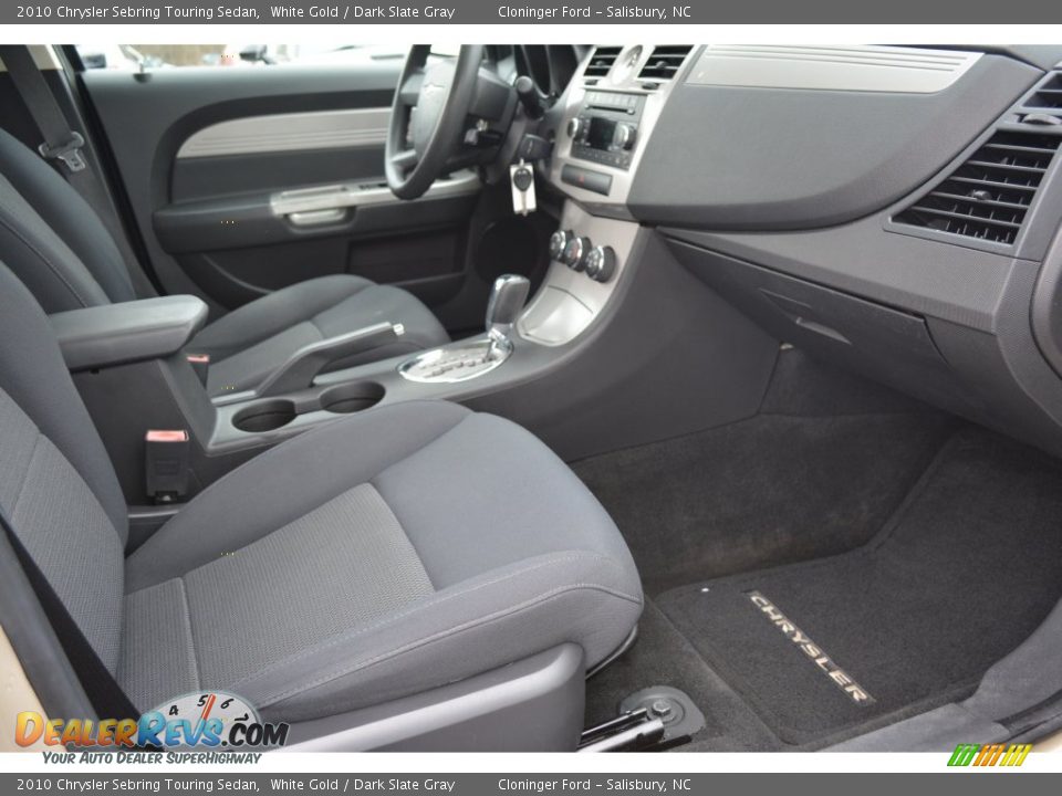 2010 Chrysler Sebring Touring Sedan White Gold / Dark Slate Gray Photo #14